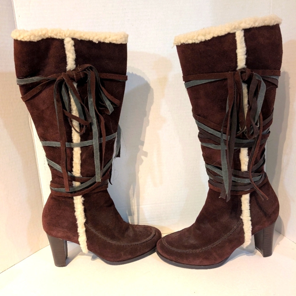 Aerosoles Rodeo Suede Boots‎ Sz.7M